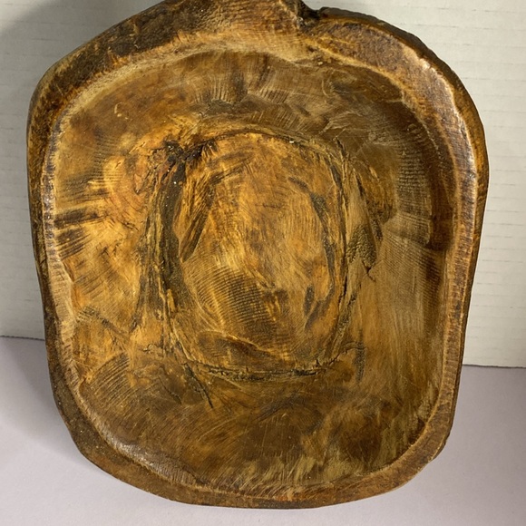 Wooden scoop bowl - Picture 2 of 4